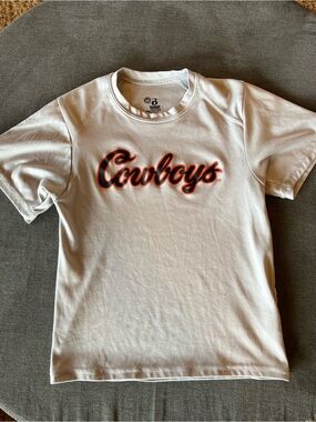 Gray OSU  Cowboys Graphic Tee for Kids